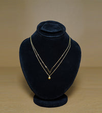 Double Layer V-shaped Seashell Pendant Necklace