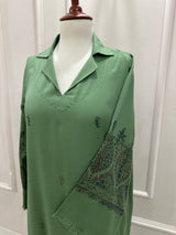 Nazneen -  Hand embroidered pashmina kaftan