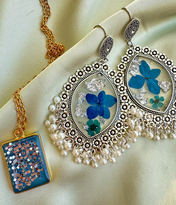 Resin Set (Pending + Earrings)